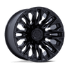 Flame - 20in, Cast Aluminum, Blackout, 20X9, 8X180, 1mm, 194933319992,, 194933319992