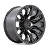 Flame - 20in, Cast Aluminum, Blackout, 20X9, 6X135, 20mm, 194933196586,, 194933196586