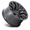 Flame - 24in, Cast Aluminum, Blackout, 24X12, 5X5.0, -44mm, 194933189144,, 194933189144