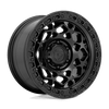 Unit - 17in, Cast Aluminum, Matte Black W/ M-Black Ring, 17X9, 6X5.5, 1mm, 194933118465,, 194933118465