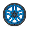 Ammo - 17in, Cast Aluminum, Blue W/ Black Lip, 17X9, 5X5.0, -12mm, 194933161096,, 194933161096