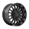 Arc - 22in, Cast Aluminum, Matte Black W/ Gloss Black Lip, 22X10, 8X180, -18mm, 194933211708, SAEJ2530, 194933211708