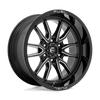 Clash - 20in, Cast Aluminum, Gloss Black Milled, 20X9, 6X5.5, 1mm, 194933161737,, 194933161737