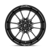Clash - 20in, Cast Aluminum, Gloss Black Milled, 20X9, 6X5.5, 1mm, 194933161737,, 194933161737