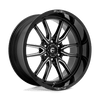 Clash - 22in, Cast Aluminum, Gloss Black Milled, 22X10, 6X5.5, -18mm, 194933112234,, 194933112234