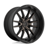 Clash - 17in, Cast Aluminum, Matte Black Double Dark Tint, 17X9, 6X5.5, -12mm, 194933161713,, 194933161713