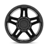 SFJ - 20in, Cast Aluminum, Matte Black, 20X9, 5X5.0/5.5, 1mm, 194933346790, SAE J2530 JWL VIA, 194933346790