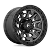 Covert - 18in, Cast Aluminum, Matte Gunmetal Black Bead Ring, 18X9, 8X6.5, 1mm, 194933039555,, 194933039555