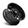 Lockdown - 22in, Cast Aluminum, Gloss Black Milled, 22X10, 8X6.5, -18mm, 194933023073,, 194933023073