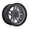 Ammo - 20in, Cast Aluminum, Matte Gunmetal Black Bead Ring, 20X9, 6X5.5, 1mm, 885463904917,, 885463904917