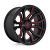 Rage - 20in, Cast Aluminum, Gloss Black Red Tinted Clear, 20X10, 6X135/5.5, -18mm, 885463922652,, 885463922652