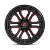 Rage - 20in, Cast Aluminum, Gloss Black Red Tinted Clear, 20X10, 6X135/5.5, -18mm, 885463922652,, 885463922652