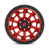 Covert - 17in, Cast Aluminum, Candy Red Black Bead Ring, 17X9, 6X5.5, 1mm, 885463875149,, 885463875149