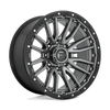 Rebel - 22in, Cast Aluminum, Matte Gunmetal Black Bead Ring, 22X10, 8X170, -18mm, 885463921419,, 885463921419