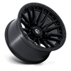 Rebel - 22in, Cast Aluminum, Matte Black, 22X12, 8X170, -44mm, 885463872957,, 885463872957