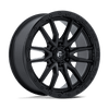 Rebel - 22in, Cast Aluminum, Matte Black, 22X10, 6X5.5, -13mm, 885463872933,, 885463872933