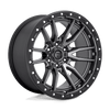 Rebel - 20in, Cast Aluminum, Matte Gunmetal Black Bead Ring, 20X10, 6X5.5, -18mm, 885463873190,, 885463873190