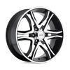 Mainline - 20in, Cast Aluminum, Gloss Black Machined, 20X8.5, 6X135, 35mm, 885463011301, SAEJ2530, 885463011301