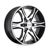 Mainline - 20in, Cast Aluminum, Gloss Black Machined, 20X8.5, 6X5.5, 35mm, 885463011264, SAEJ2530, 885463011264