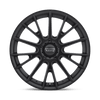 AR904 - 16in, Cast Aluminum, Satin Black, 16X7, 5X4.5, 40mm, 885463089591, SAEJ2530 JWL VIA, 885463089591