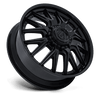 Catalyst Dually - 24in, Fusion Forged, Matte Black W/ Gloss Black Lip, 24X8.25, 8X200, 105mm, 194933438778, SAE J2530 JWL VIA, 194933438778