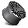 Mach Five - 19in, Flow Formed Aluminum, Graphite, 19X11.5, 5X4.5, 56mm, 194933212125, SAEJ2530, 194933212125