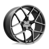 Crossfire - 18in, Flow Formed Aluminum, Graphite, 18X8.5, 5X4.75, 50mm, 885463286365, SAEJ2530, 885463286365
