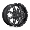 Maverick - 18in, Cast Aluminum, Matte Black Milled, 18X9, 8X6.5, 20mm, 885463840604,, 885463840604