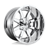 Maverick - 18in, Cast Aluminum, Chrome Plated, 18X9, 8X6.5, -12mm, 885463838892,, 885463838892