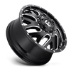 Triton - 22in, Cast Aluminum, Gloss Black Milled, 22X8.25, 8X200, 105mm, 885463851532,, 885463851532