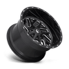 Triton - 20in, Cast Aluminum, Gloss Black Milled, 20X12, 8X6.5, -43mm, 885463851068,, 885463851068