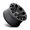 Assault - 22in, Cast Aluminum, Matte Black Milled, 22X10, 5X4.5/5.0, -18mm, 885463843131,, 885463843131