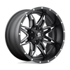 Lethal - 15in, Cast Aluminum, Matte Black Milled, 15X8, 5X5.5, -18mm, 885463847108,, 885463847108