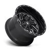 Triton - 20in, Cast Aluminum, Gloss Black Milled, 20X10, 8X180, -18mm, 885463850962,, 885463850962