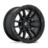 Rebel - 18in, Cast Aluminum, Matte Black, 18X9, 6X5.5, -12mm, 885463872704,, 885463872704