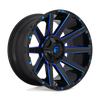 Contra - 20in, Cast Aluminum, Gloss Black Blue Tinted Clear, 20X10, 5X5.5/150, -18mm, 885463866543, SAE J2530 JWL VIA, 885463866543