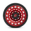 Zephyr - 17in, Cast Aluminum, Candy Red Black Bead Ring, 17X9, 5X5.0, 1mm, 885463864358, SAE J2530 JWL VIA, 885463864358