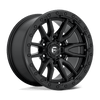 Rebel - 17in, Cast Aluminum, Matte Black, 17X9, 6X5.5, 1mm, 885463872667,, 885463872667