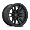 Rebel - 17in, Cast Aluminum, Matte Black, 17X9, 6X5.5, 1mm, 885463872667,, 885463872667