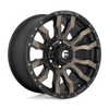 Blitz - 18in, Cast Aluminum, Matte Black Double Dark Tint, 18X9, 8X6.5, 20mm, 885463871295,, 885463871295