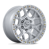 Puma - 17in, Cast Aluminum, Gloss Silver W/ Machined Face, 17X9, 6X5.5, -12mm, 194933430451, SAEJ2530, 194933430451