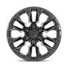 Flame - 20in, Cast Aluminum, Blackout, 20X10, 8X170, -18mm, 194933320042,, 194933320042