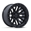 Rail - 20in, Cast Aluminum, Matte Black W/ Gloss Black Lip, 20X10, 6X5.5, -18mm, 194933402984, SAEJ2530, 194933402984
