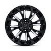 Tantrum - 20in, Cast Aluminum, Gloss Black Milled, 20X9, 6X5.5, 20mm, 194933424382, SAEJ2530, 194933424382