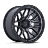 Surge - 18in, Cast Aluminum, Gloss Black Machined W/ Gtcc, 18X9, 8X180, 20mm, 194933423552, SAE J2530 JWL VIA, 194933423552