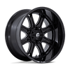 Darkstar - 20in, Cast Aluminum, Gloss Black Milled, 20X9, 5X5.5/150, 1mm, 194933310340,, 194933310340