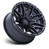 Injector - 20in, Cast Aluminum, Gloss Black Machined-Fc W/ Ddt, 20X9, 8X180, 20mm, 194933394180, SAE J2530 JWL VIA, 194933394180