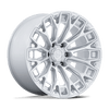 Trax - 20in, Cast Aluminum, Gloss Silver W/ Machined Face, 20X10, 6X135, -18mm, 194933392117, SAE J2530 JWL VIA, 194933392117