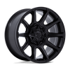 Super C - 20in, Cast Aluminum, Matte Black, 20X9, 8X180, 1mm, 194933375813, SAE J2530 JWL VIA, 194933375813