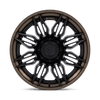 Mutiny - 20in, Fusion Forged, Matte Black W Gloss Bronze Lip, 20X10, 8X180, -18mm, 194933431441, SAEJ2530, 194933431441